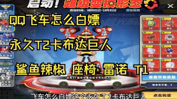 qq飞车t1t2什么区别2