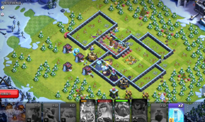 部落冲突怎么布置法术1