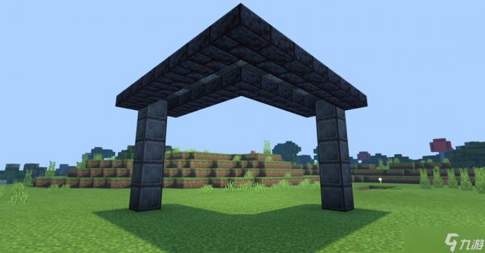 《我的世界》全自动按钮岩浆门建造教学8