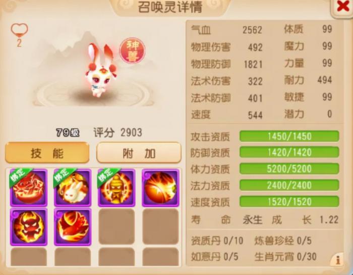 《梦幻西游》超级神兔为风靡各大组别的宠儿?3