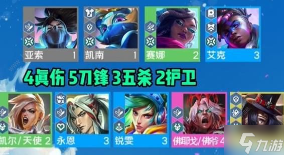 金铲铲之战s10真实伤害亚索阵容怎么搭配2