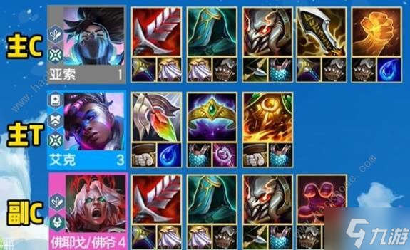 金铲铲之战s10真实伤害亚索阵容怎么搭配3