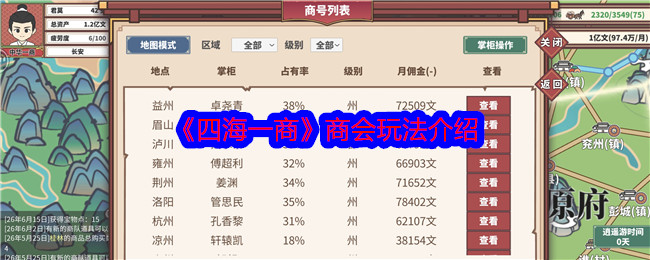 四海一商商会如何玩1