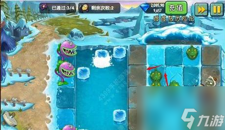 植物大战僵尸2冰河世界渡渡鸟过河1