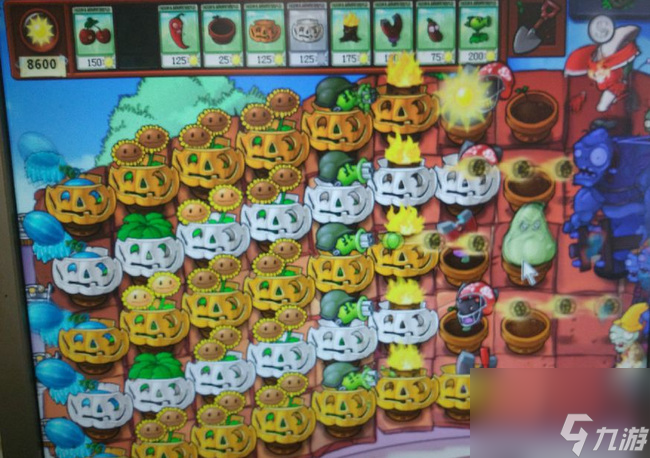 植物大战僵尸屋顶大块头和气球怎么过关5