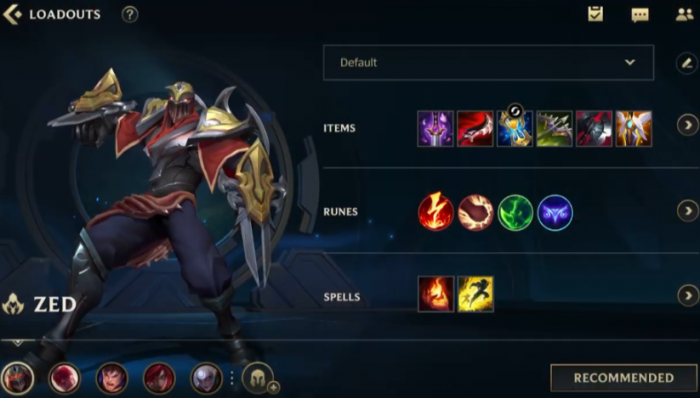 lol手游劫怎么出装1