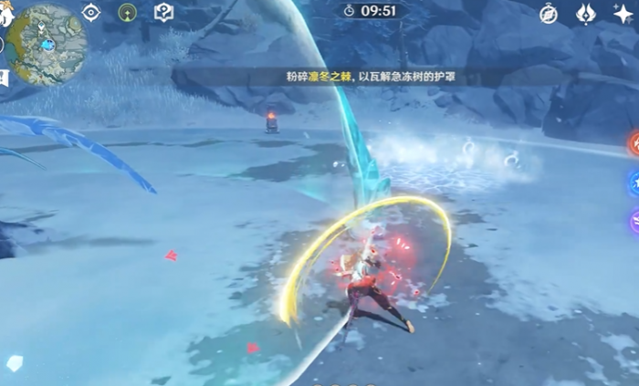 原神霜覆的奇迹之树怎么触发1