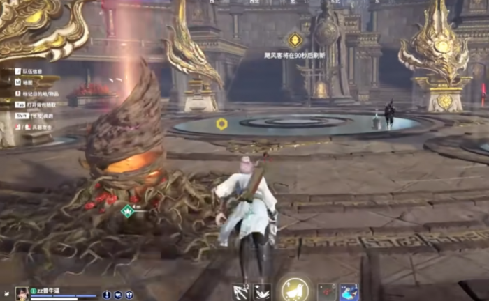 永劫无间怎么破解圣鹰像1