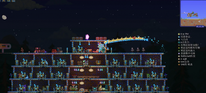 泰拉瑞亚星尘龙如何不断加长1