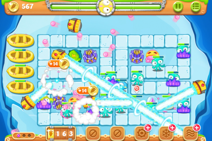 保卫萝卜2第114关怎么过3