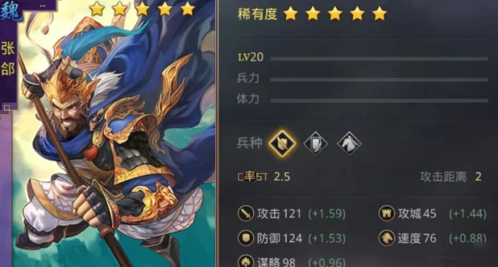 率土之滨张郃和张绣哪个做前锋好1