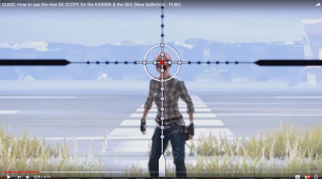 绝地求生八倍镜如何测距3