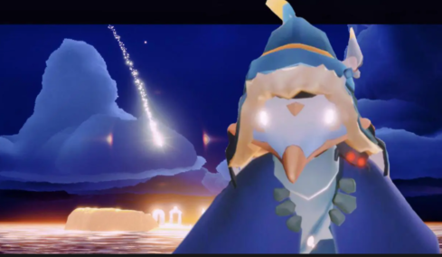 光遇小鸟面具如何搭配1