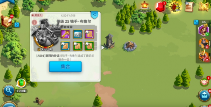 万国觉醒t5级铁手怎么打2