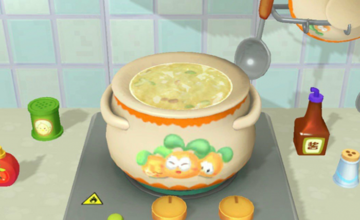 摩尔庄园怎么放三个食材3