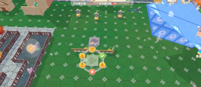 摩尔庄园原始地砖怎么移动2