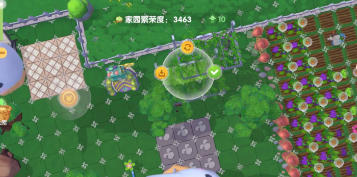 摩尔庄园鲸鱼怎么摆第三层1