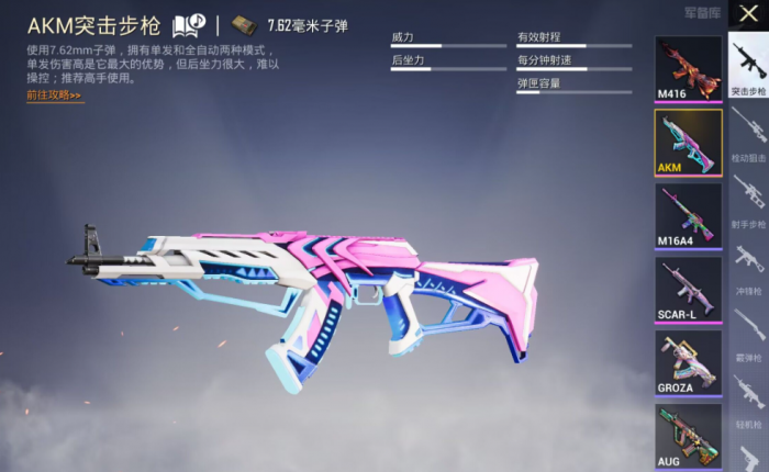 绝地求生为什么都用m7622