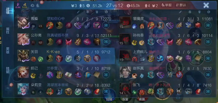 王者荣耀关羽上单出装怎么搭配2