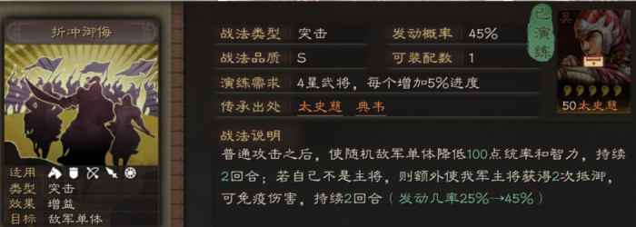 三国志战略版什么替代折冲1