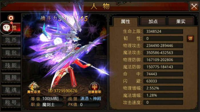 全民奇迹魔剑士圣印用什么套1