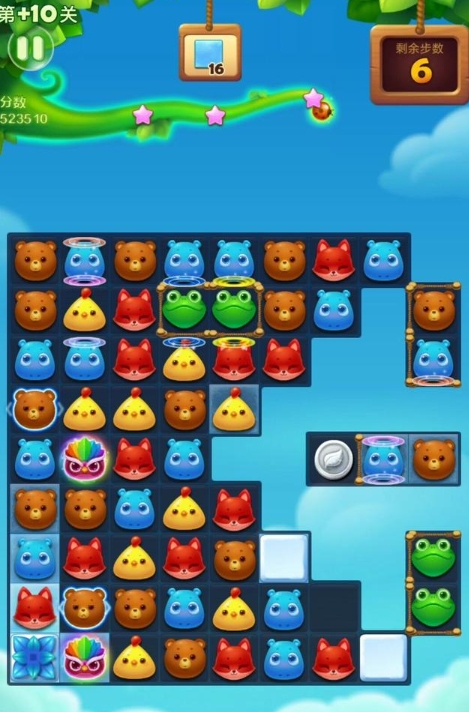 隐藏十701开心消消乐要怎么过2