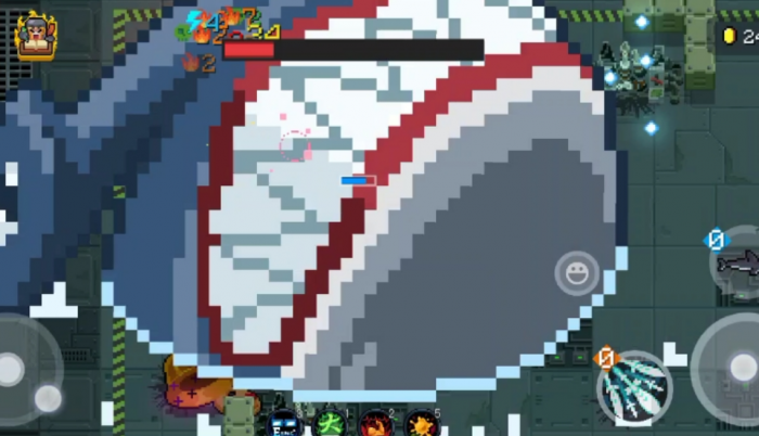 元气骑士森林鲨鱼怎么打2