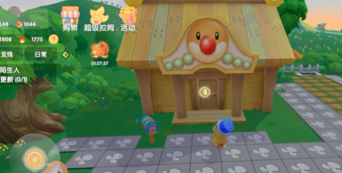 摩尔庄园小屋怎么变成方形的1