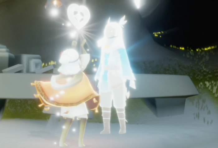 光遇圣岛中间那条线怎么过2