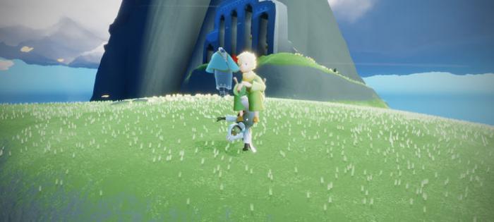 光遇背人怎么面对面1