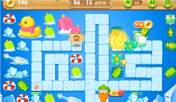 保卫萝卜246关怎么打1