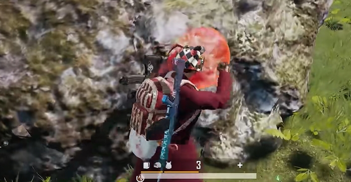 绝地求生怎么把手雷在手上摇1