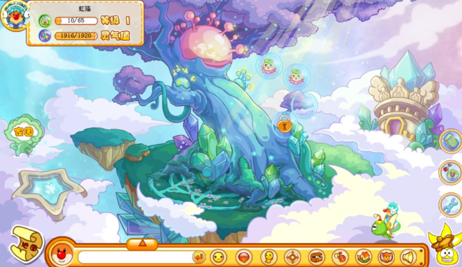 摩尔庄园里的天使园怎么玩1