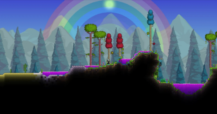 泰拉瑞亚如何弄独角兽坐骑1