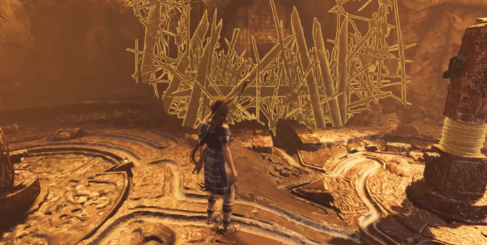 古墓丽影两个转盘怎么自动回转1