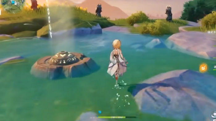 原神瀑布顶麒麟怎么点亮2