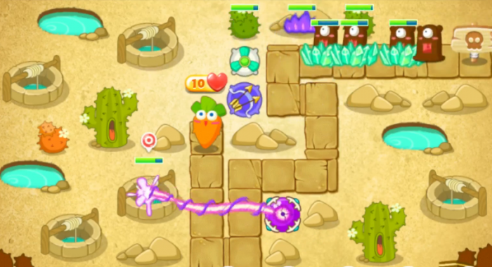 保卫萝卜2攻略74关怎么过2