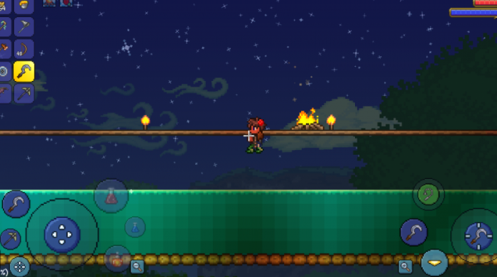 泰拉瑞亚怎么人造水池1