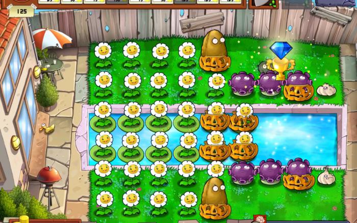 植物大战僵尸坚不可摧关卡怎么过1