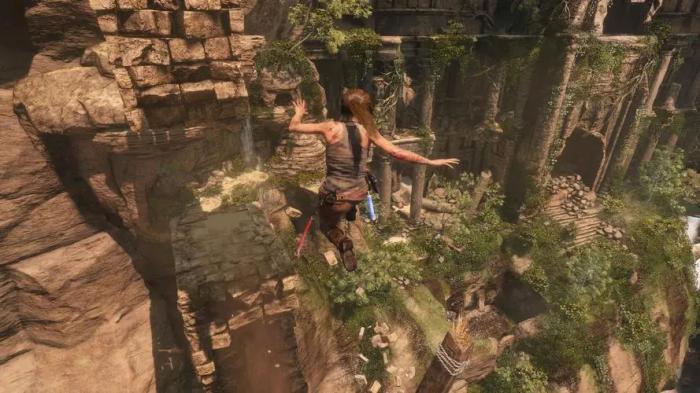 古墓丽影崛起冰墙怎么爬2