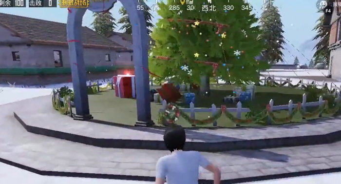 绝地求生刺激战场怎么找圣诞树