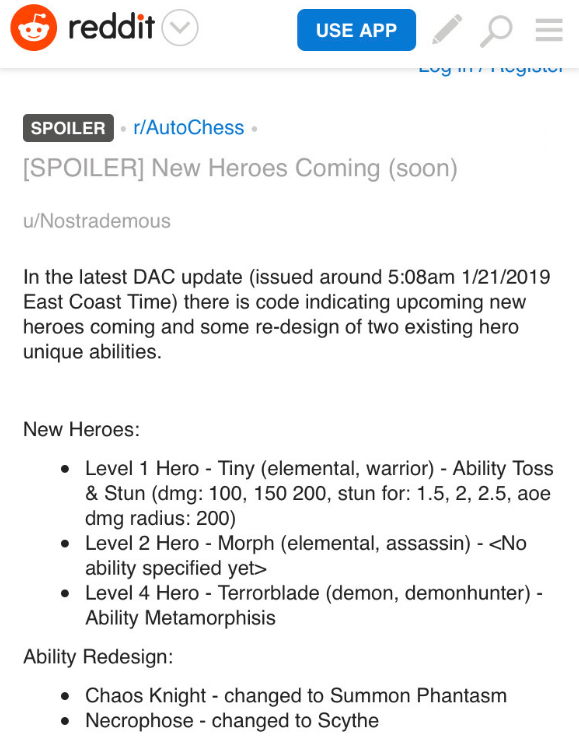 Dota2刀塔自走棋源代码遭破解 新棋子技能泄露