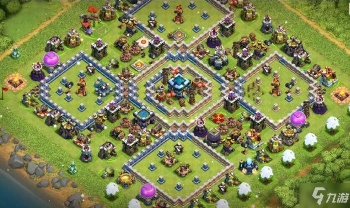 部落冲突13本阵型