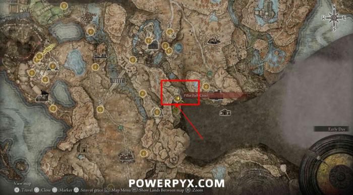 《艾尔登法环黄金树幽影》墓地平原幽影树碎片位置介绍8