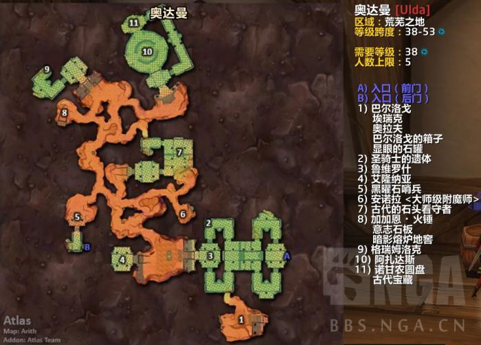 魔兽世界怀旧服奥达曼练级避死攻略