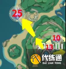 原神鹤观岛全雷神瞳位置 原神2.2雷神瞳图文收集路线 